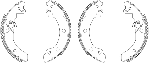 Brake Shoe Set (Q0310)