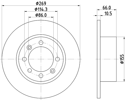 Brake Disc (53001)