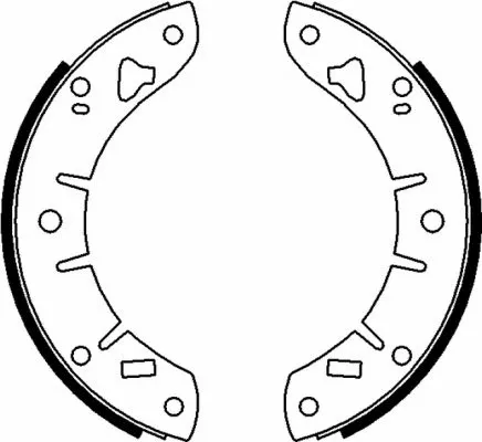 Brake Shoe Set (H1700)