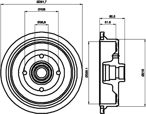 Brake Drum (63903)