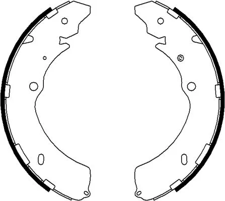 Brake Shoe Set (H1705)