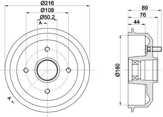 Brake Drum (61430)