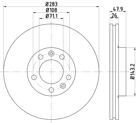 Brake Disc (54294)