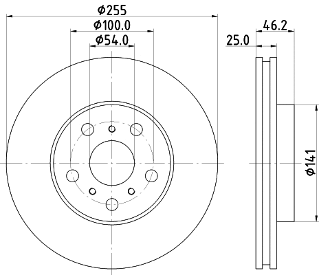 Brake Disc (50128)