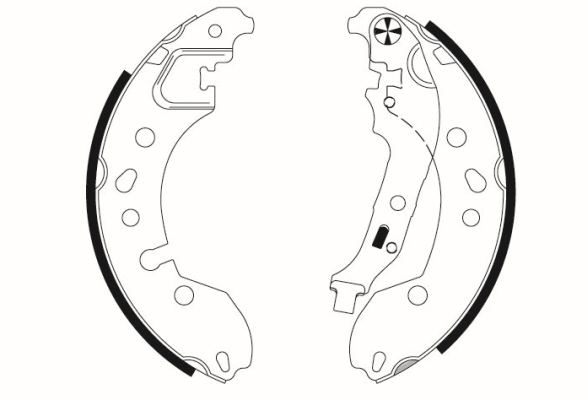 Brake Shoe Set (H1814)