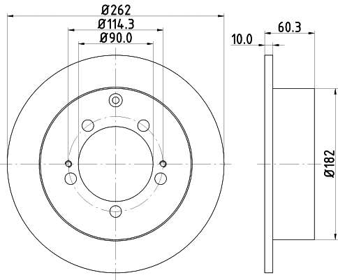 Brake Disc (54361)