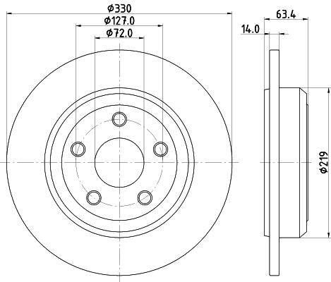 Brake Disc (55747)