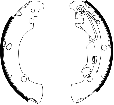 Brake Shoe Set (H9645)