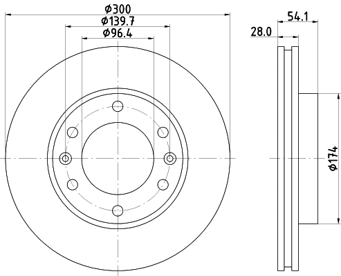 Brake Disc (54645)