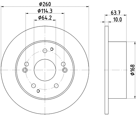 Brake Disc (54697)