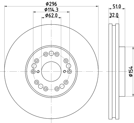 Brake Disc (55713)
