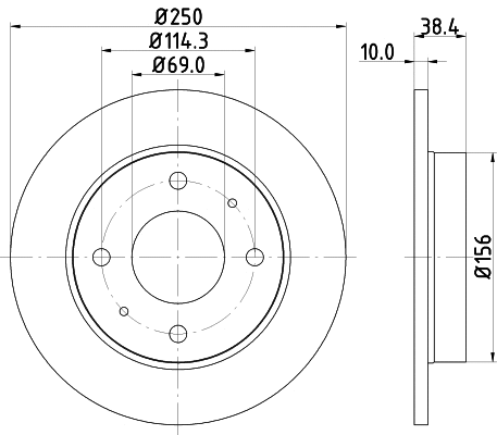 Brake Disc (54349)