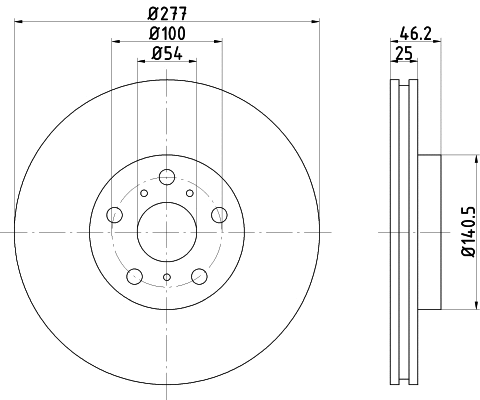Brake Disc (53650)