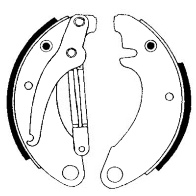 Brake Shoe Set (Q0050)