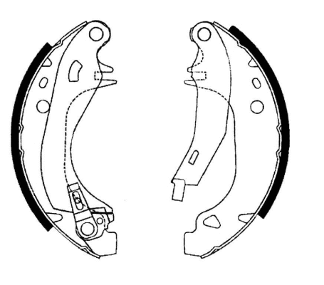 Brake Shoe Set (H1176)
