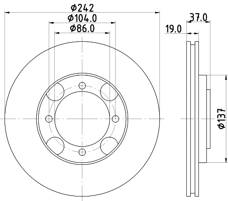 Brake Disc (54307)