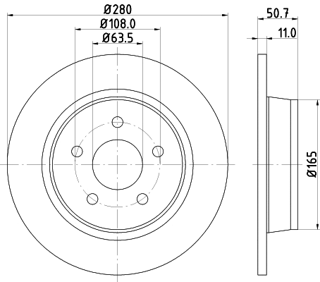 Brake Disc (55389)