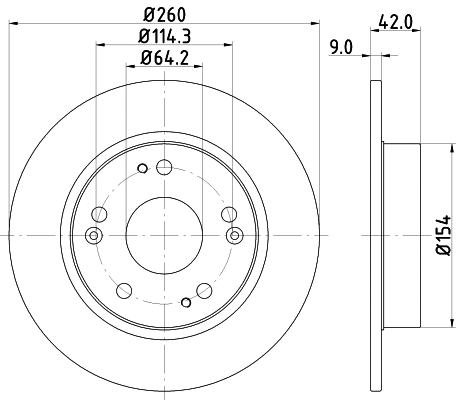 Brake Disc (54643)