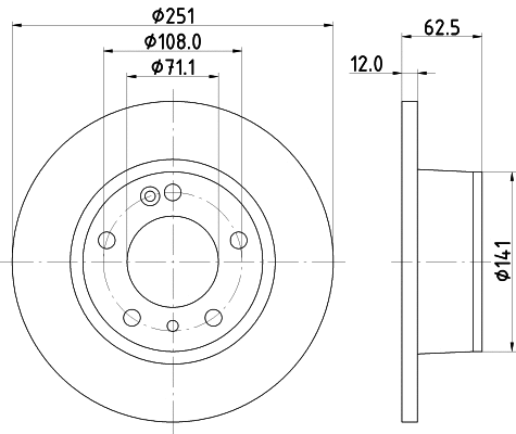 Brake Disc (50613)