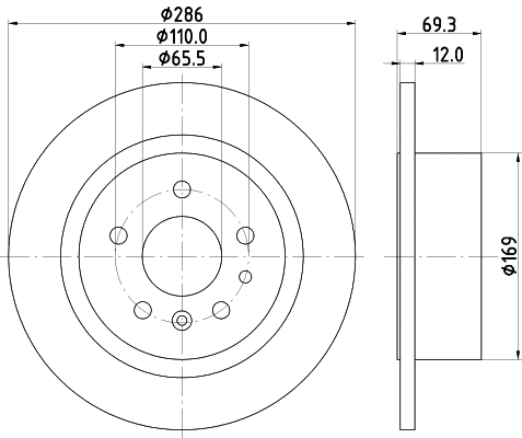 Brake Disc (52412)