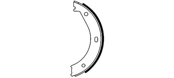 Brake Shoe Set, parking brake (H8230)