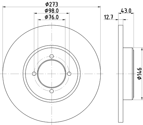 Brake Disc (52501)