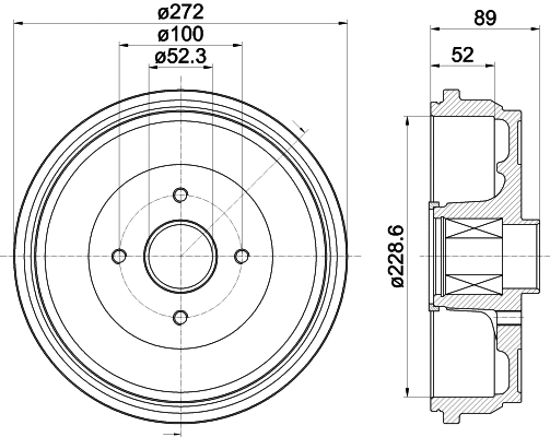 Brake Drum (61392)