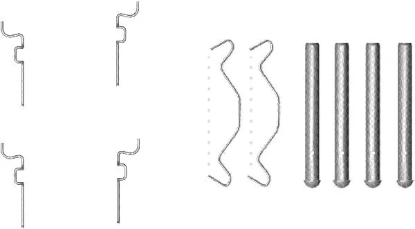 Accessory Kit, disc brake pad (K0173)