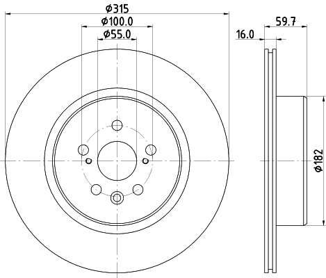 Brake Disc (54695)
