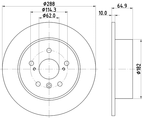Brake Disc (54170)