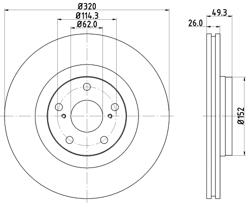 Brake Disc (54953)