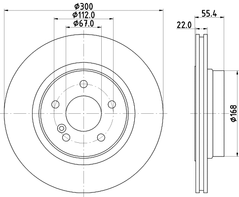 Brake Disc (54762)