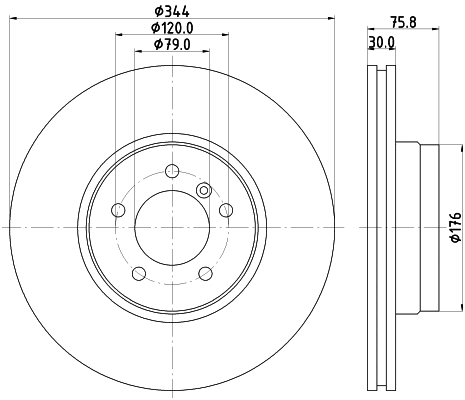 Brake Disc (54344)