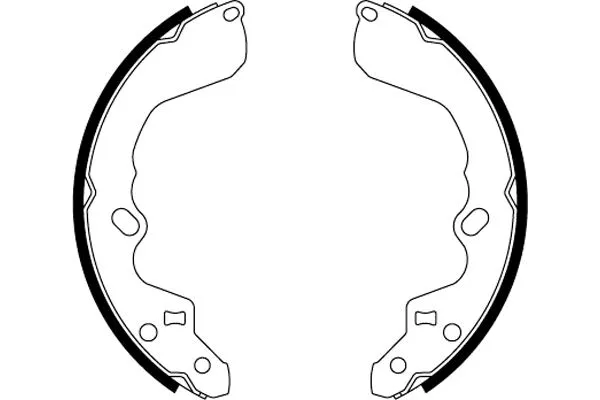 Brake Shoe Set (H1758)