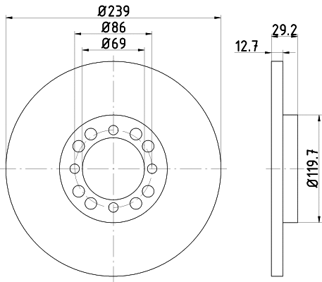 Brake Disc (54003)