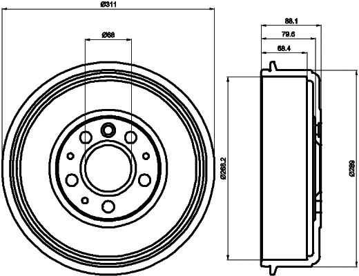 Brake Drum (63914)