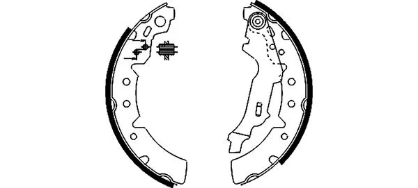 Brake Shoe Set (H9425)