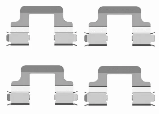 Accessory Kit, disc brake pad (K0299)