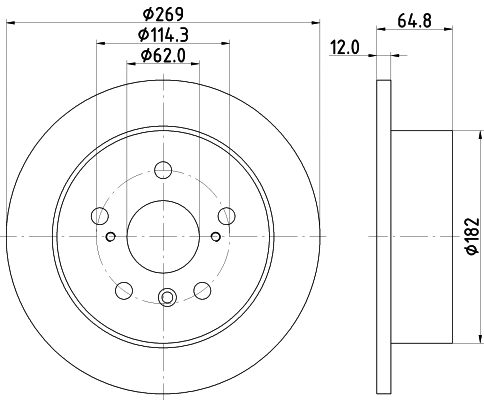 Brake Disc (54398)