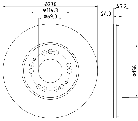 Brake Disc (54148)