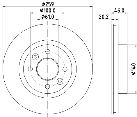 Brake Disc (52821)