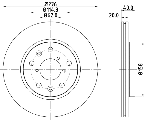 Brake Disc (55047)