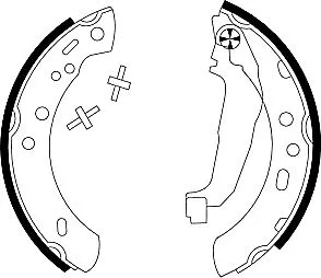 Brake Shoe Set (H8875)