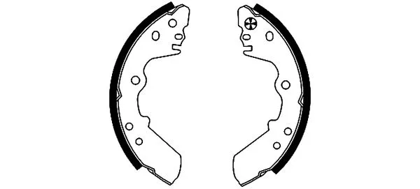 Brake Shoe Set (H9225)