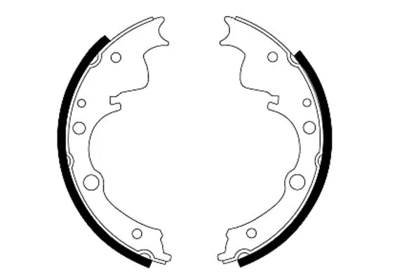 Brake Shoe Set (H8210)