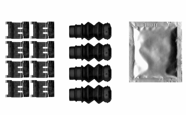 Accessory Kit, disc brake pad (K0702)