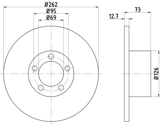 Brake Disc (51004)