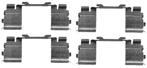 Accessory Kit, disc brake pad (K0439)