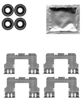 Accessory Kit, disc brake pad (K0372)