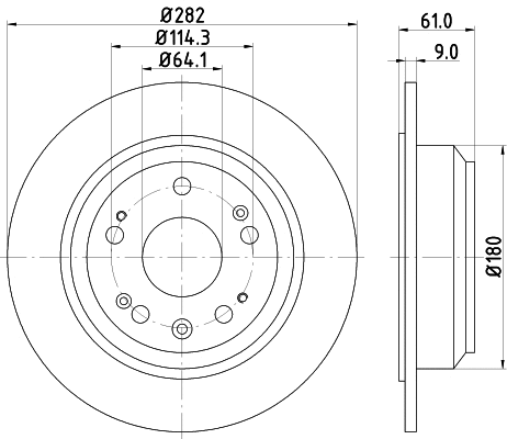 Brake Disc (54658)